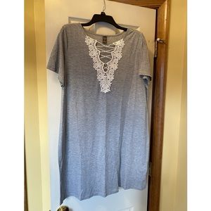 Gray emery rose sleep shirt/dress